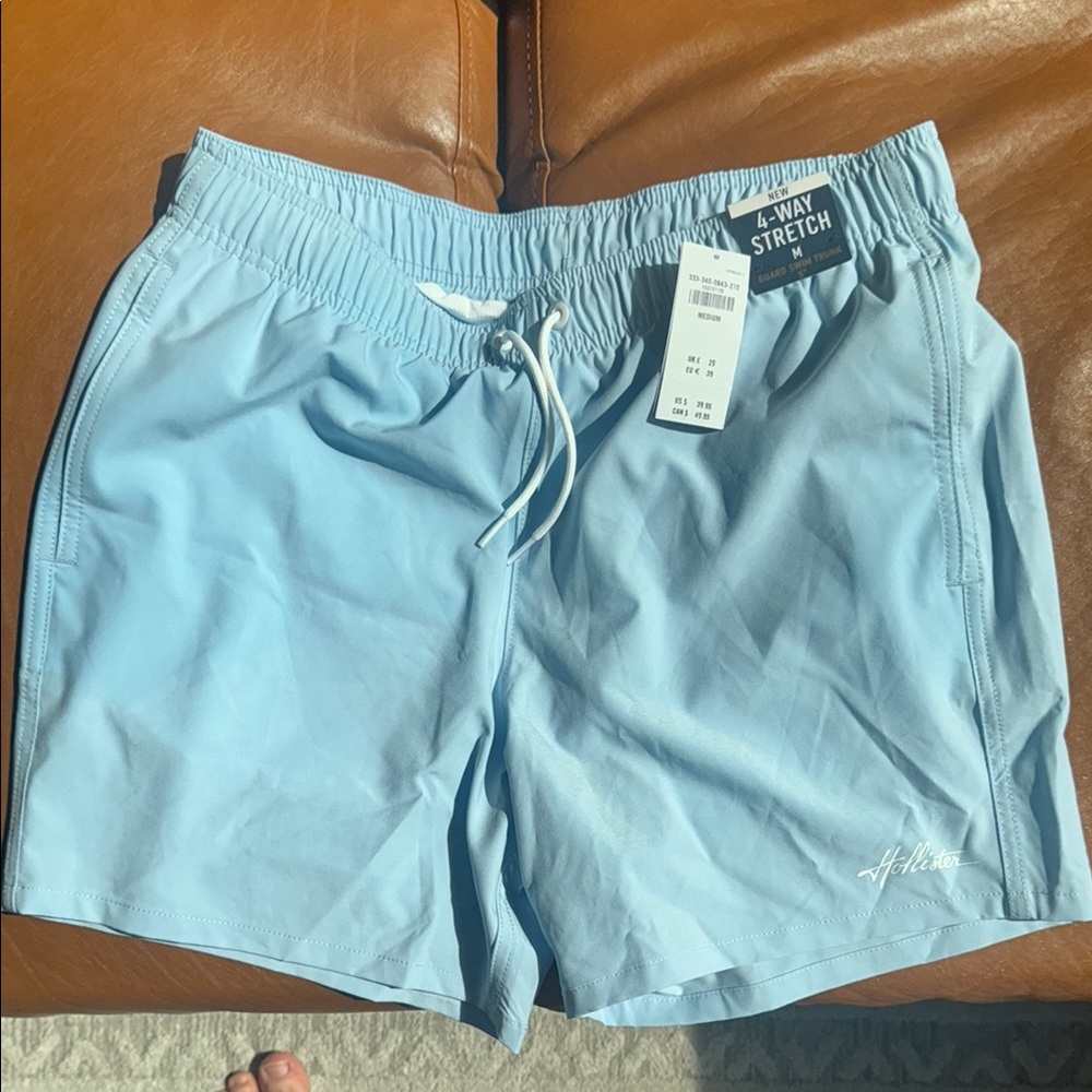 Light Blue Men's Swim Shorts (Hollister)